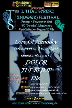 Flyer: INDOOR-Festival am 4. November 2005