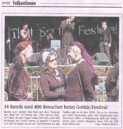 Volksstimme Magdeburg Juni 2004